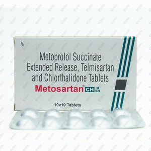 Metosartan CH 50/6.25 Tablet 10's