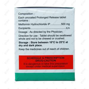 Metafort 500mg Tablet 15's