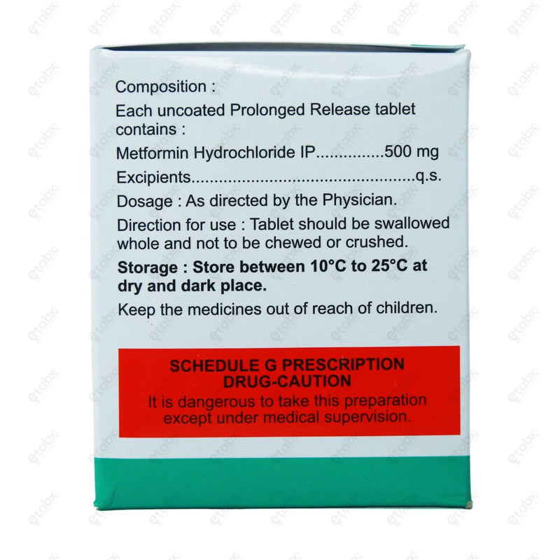 Metafort 500mg Tablet 15's
