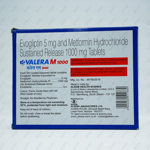 Valera M 1000mg Tablet 15's