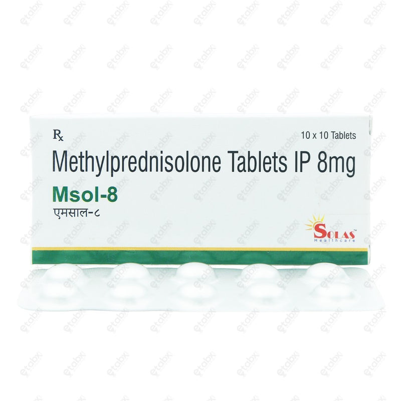 MSOL 8mg Tablet 10's
