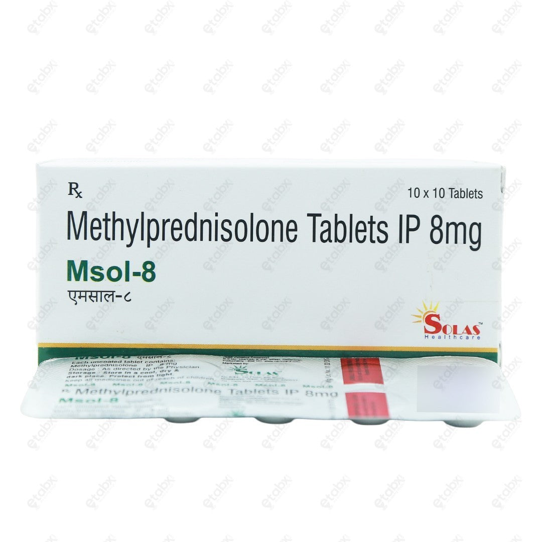 MSOL 8mg Tablet 10's