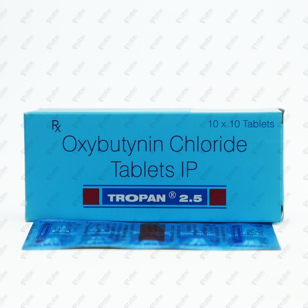 Tropan 2.5mg Tablet 10's