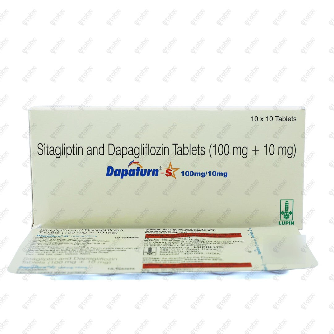 Dapaturn S 100/10 Tablet 10's