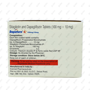 Dapaturn S 100/10 Tablet 10's