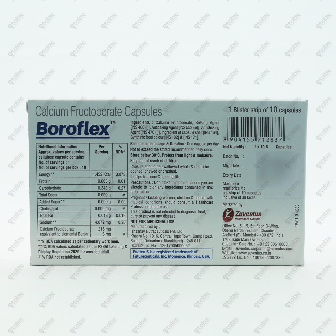 Boroflex Capsules 10's