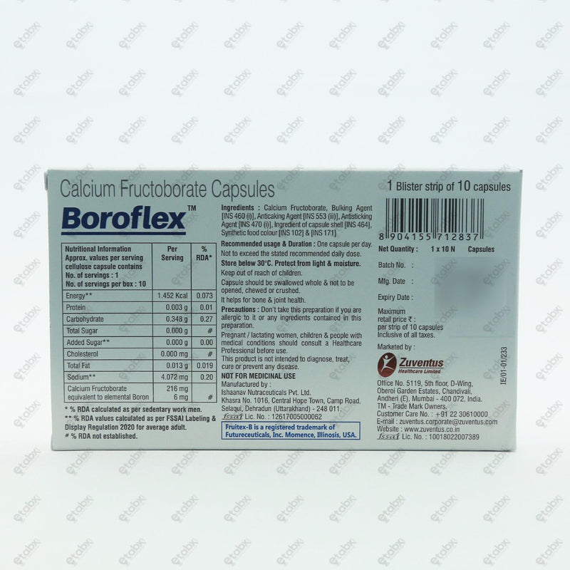 Boroflex Capsules 10's