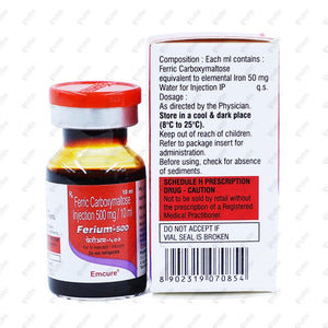 Ferium 500 Injection