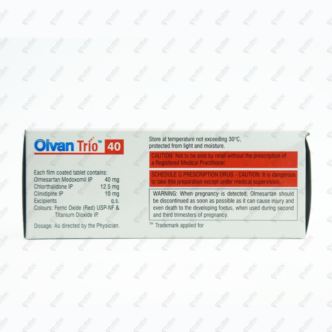 Olvan Trio 40 Tablets 10's