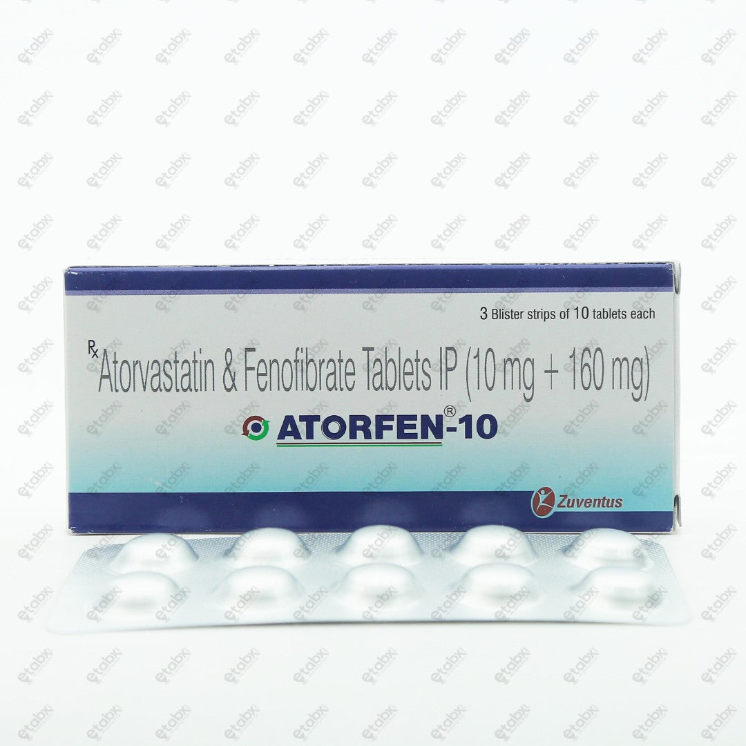 Atorfen 10mg Tablet 10's