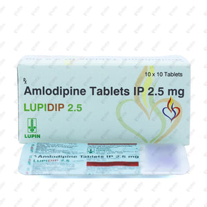 Lupidip 2.5mg Tablet 10's