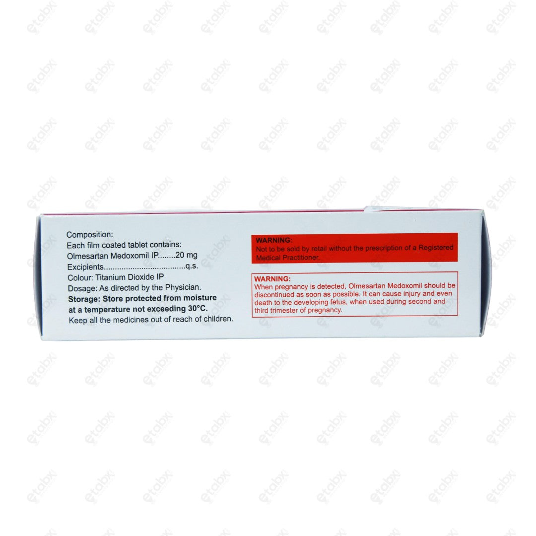 Olmin 20mg Tablet 10's