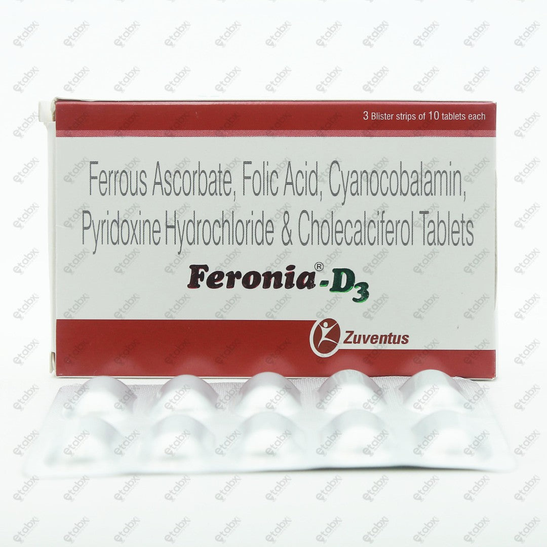 Feronia D3 Tablets 10's