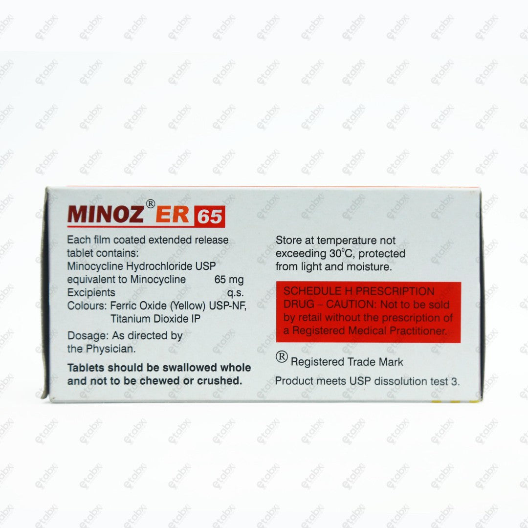 MINOZ ER 65MG Tablet 10'S