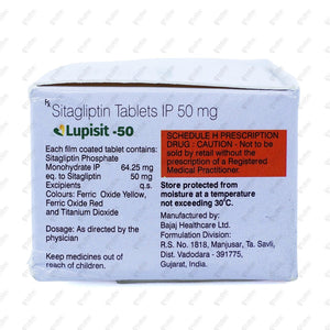 Lupisit 50mg Tablet 10's