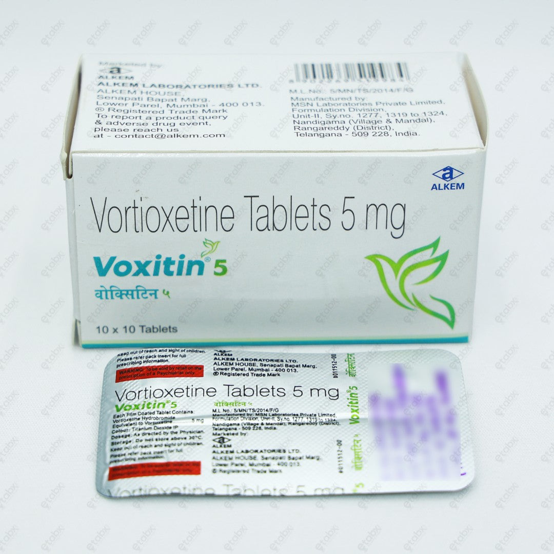 VOXITIN 5mg Tablet 10's