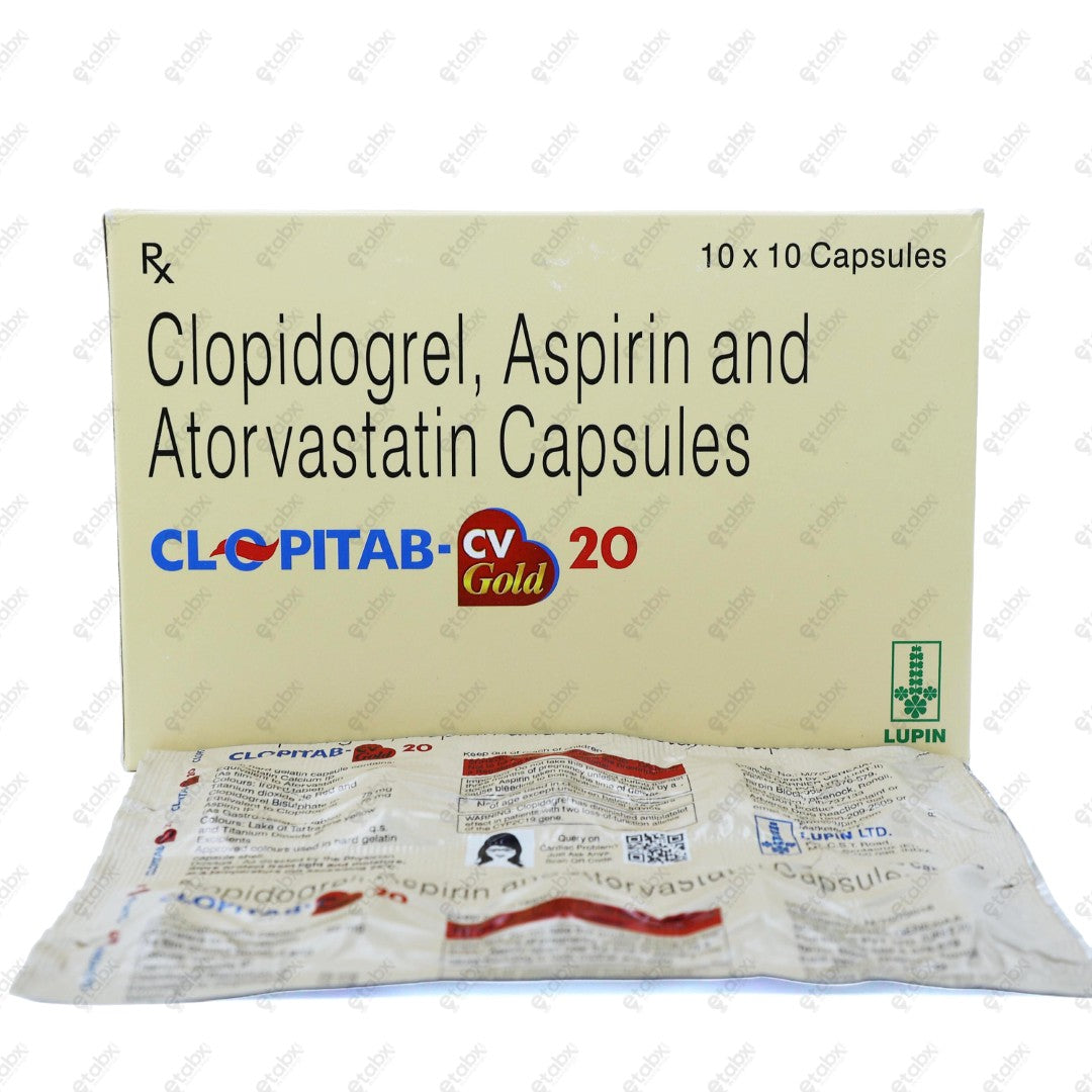Clopitab CV Gold 20 Capsule 10's
