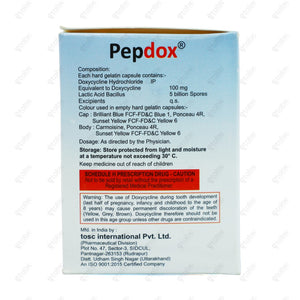 Pepdox Capsules 10's