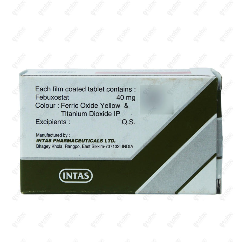 Febuxor 40mg Tablets 10's