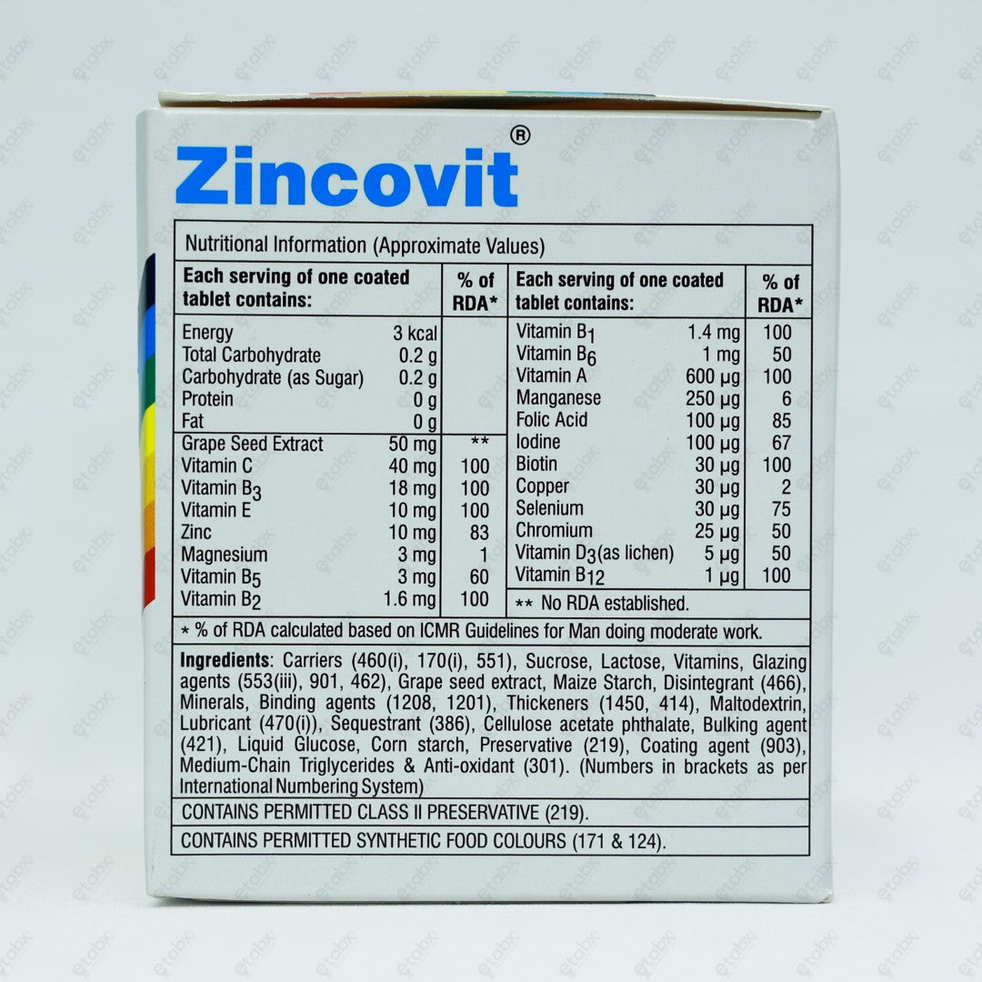 Zincovit Tablet 15's