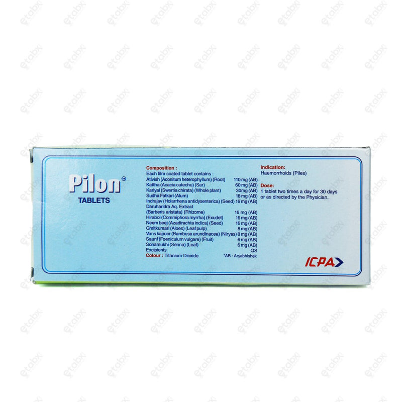 PILON Tablets 10'S