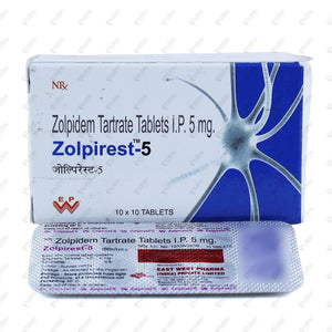 Zolpirest 5mg Tablet 10's