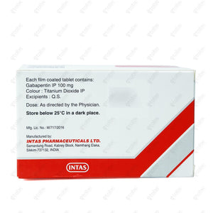 Gabapin 100mg Tablet 15'S