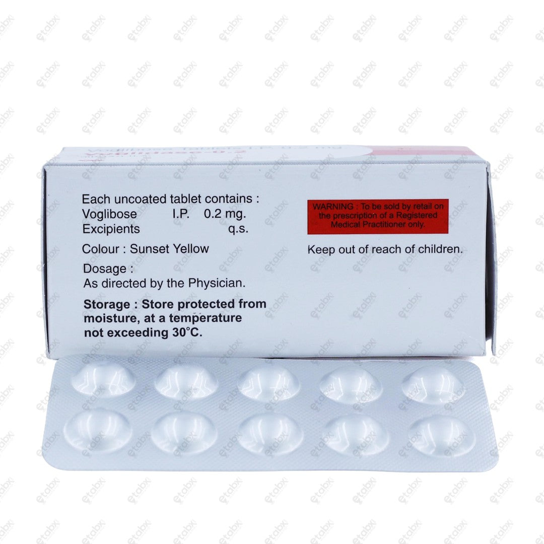 Voglidase 0.2 Tablets 10's