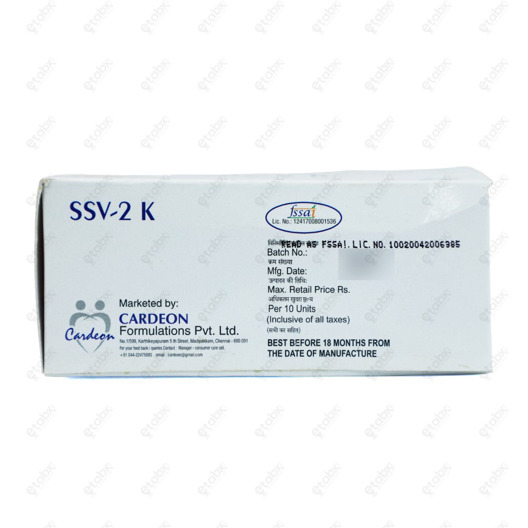 SSV 2K Tablet 10's