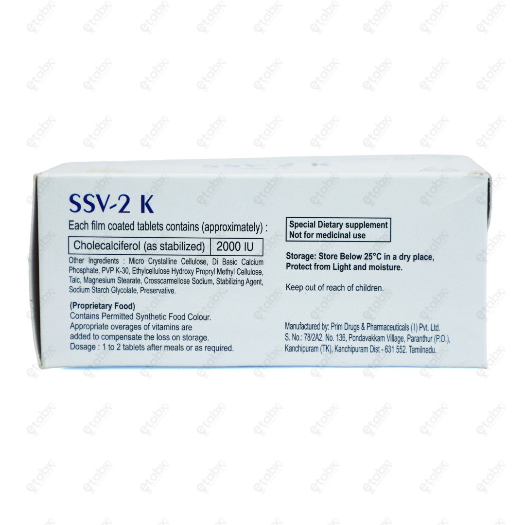SSV 2K Tablet 10's