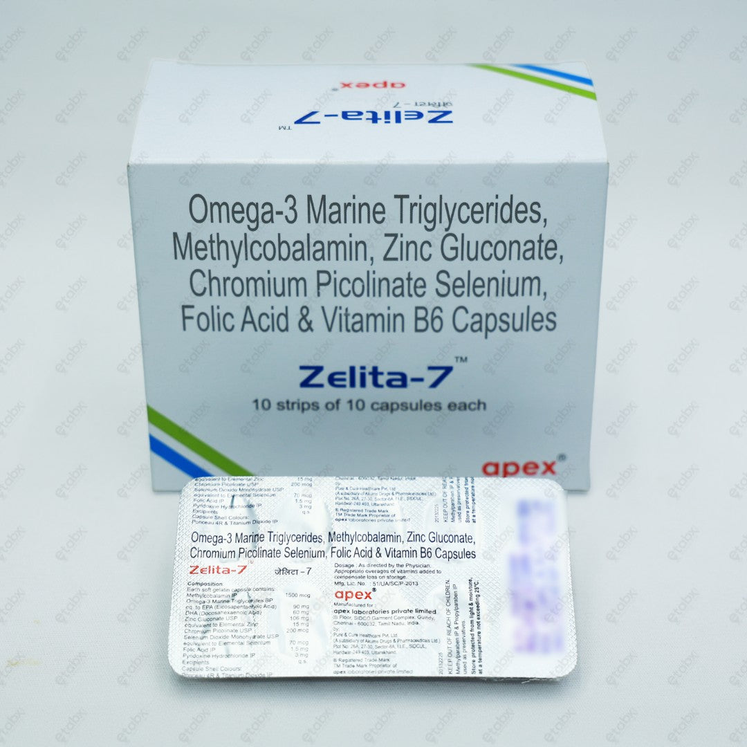 Zelita 7 Capsules 10's