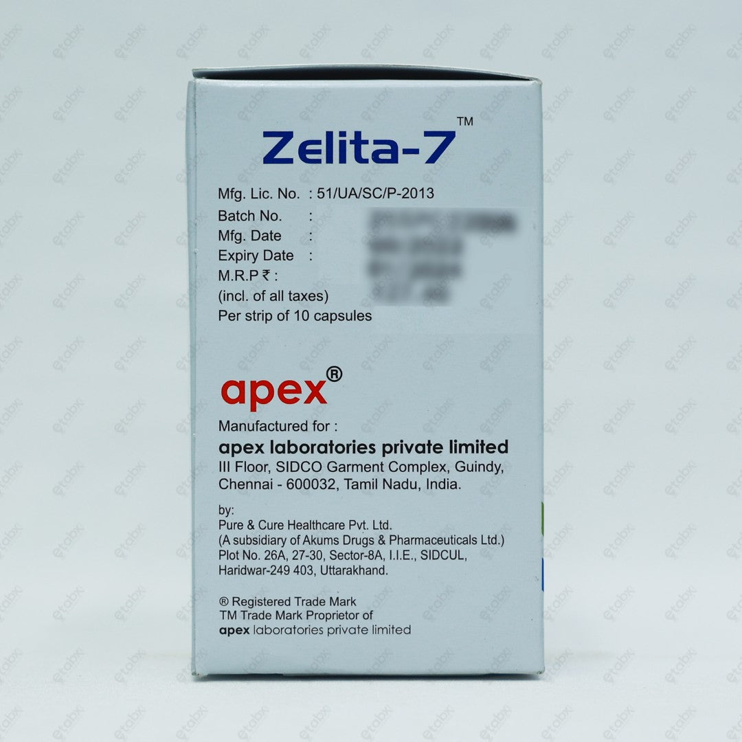 Zelita 7 Capsules 10's