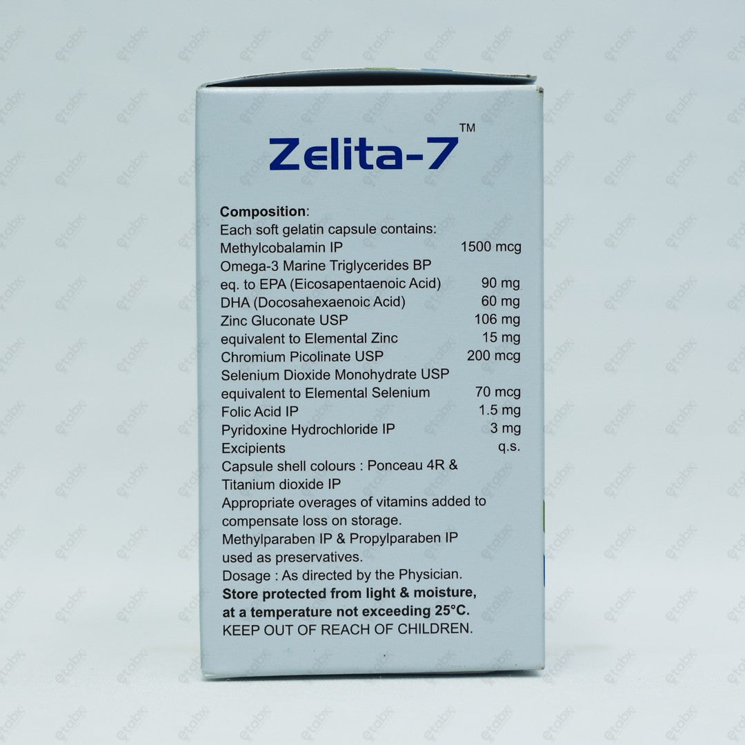 Zelita 7 Capsules 10's