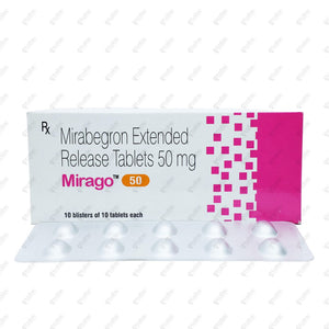 Mirago 50 Tablets 10's