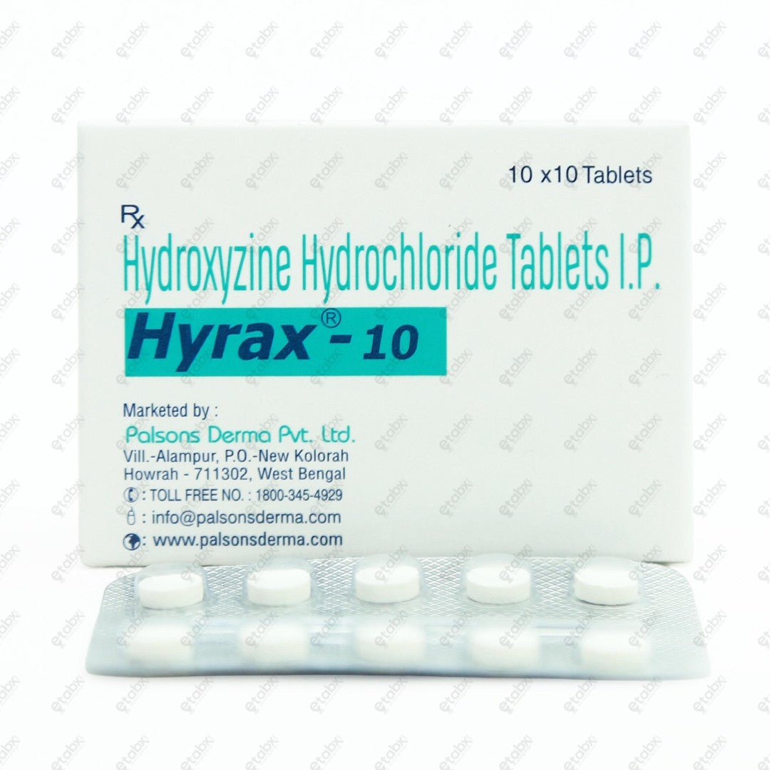 Hyrax 10mg Tablets 10's
