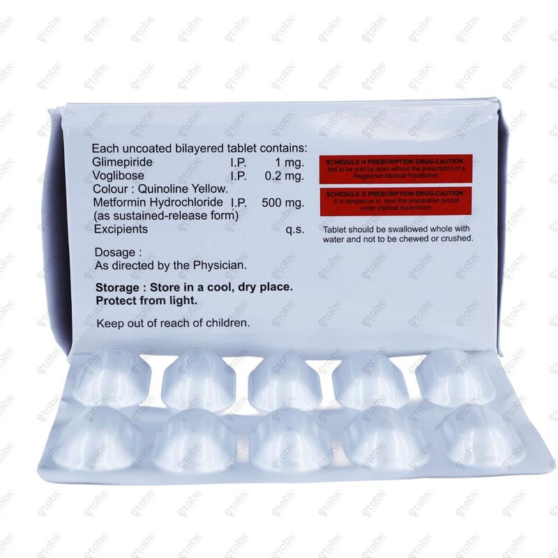Triglimet V Tablet 10s