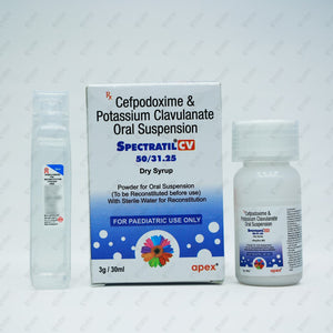 SPECTRATIL CV 50/31.25 Dry Syrup 30ml