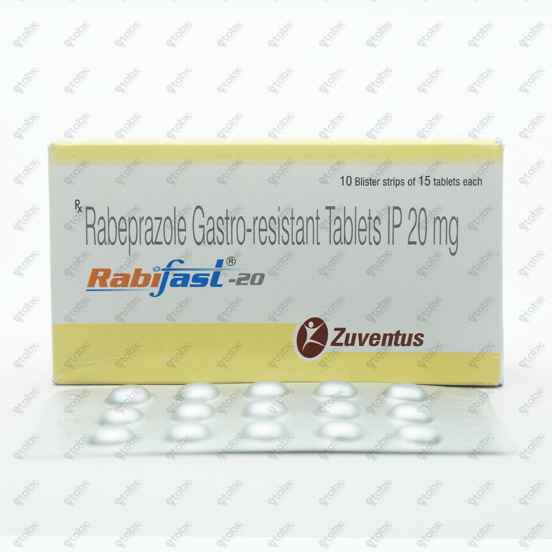 Rabifast 20mg Tablet 15's
