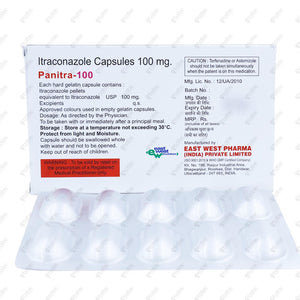 Panitra 100mg Capsule 10's