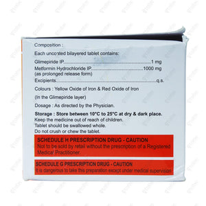 Glimisave M1 Forte Tablet 15's