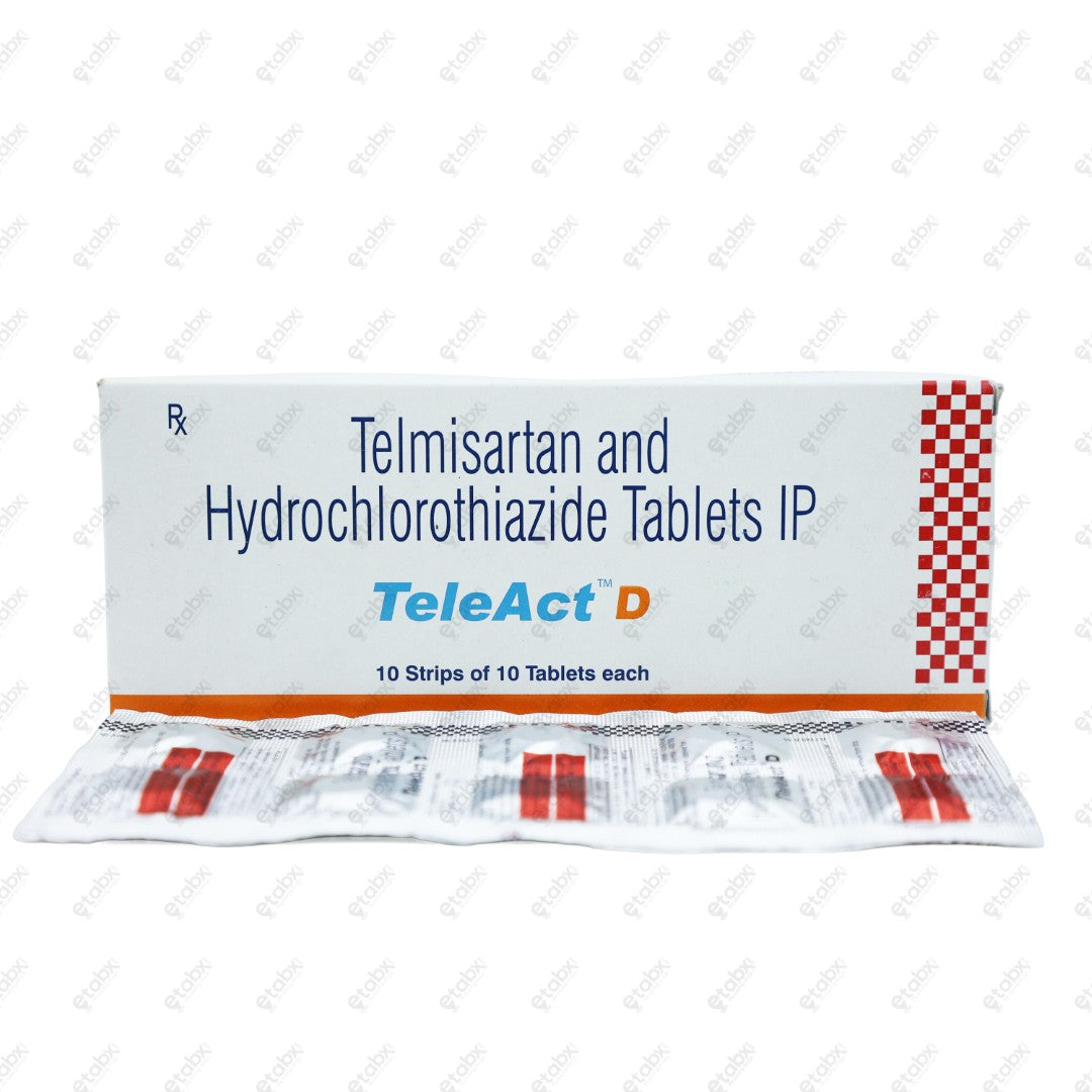 TeleAct D Tablets 10's