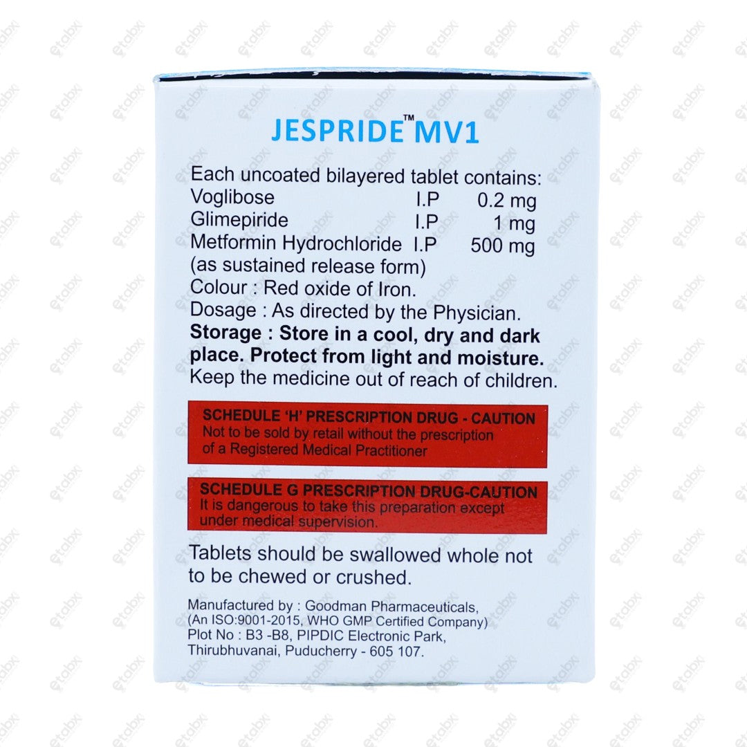 Jespride MV1 Tablet 10s