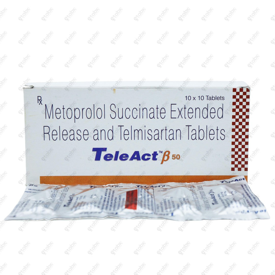 TeleAct B 50 Tablet 10's