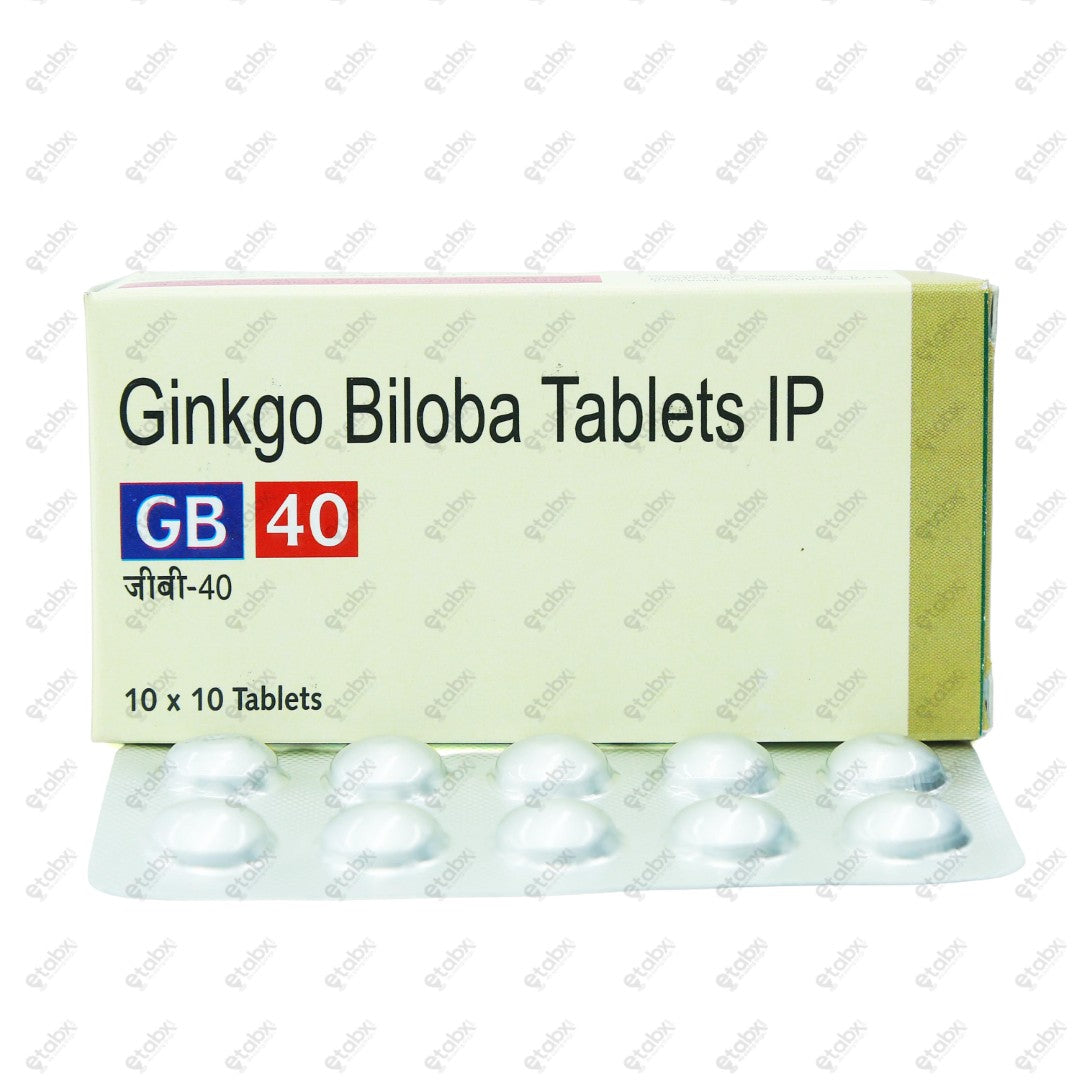 GB 40mg Tablet 10's