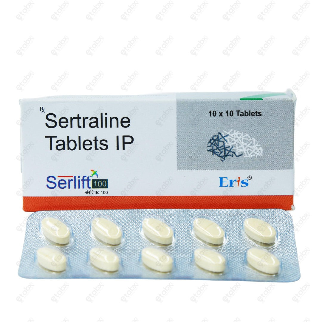 Serlift 100mg Tablet 10's