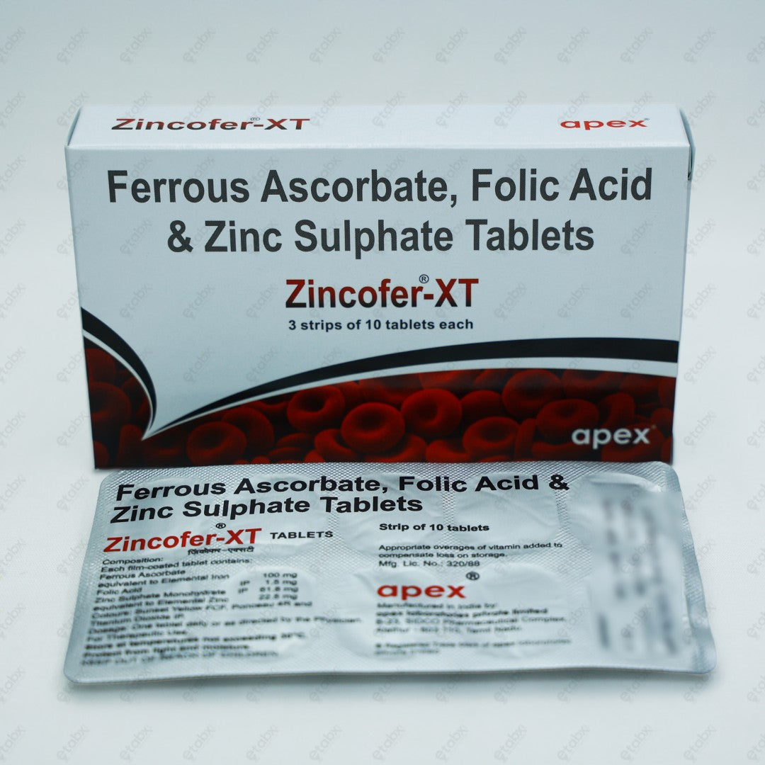 Zincofer XT Tablet 10's