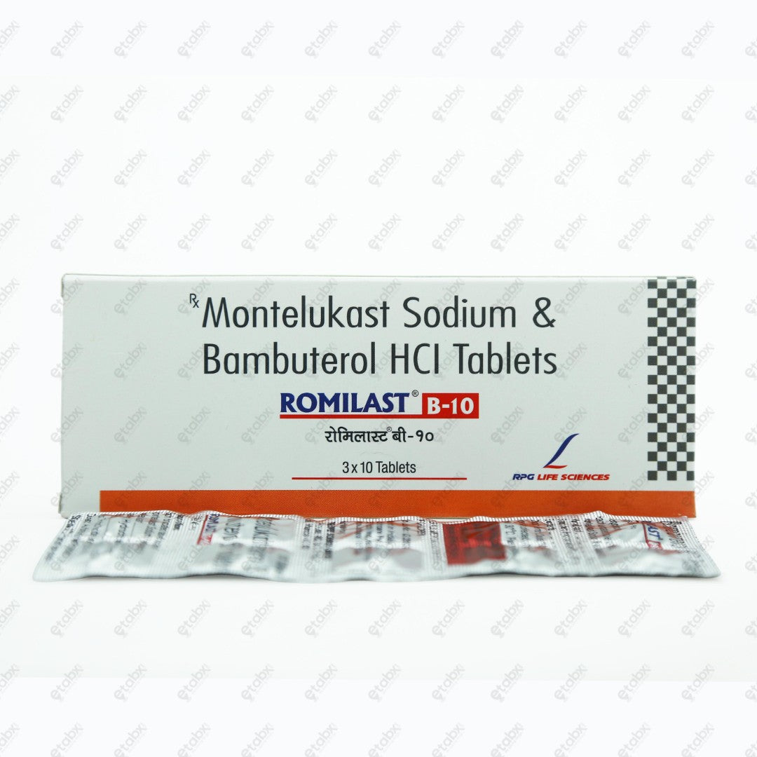 ROMILAST B 10mg Tablet 10's