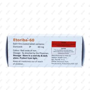Etoriba 60mg Tablet 10's