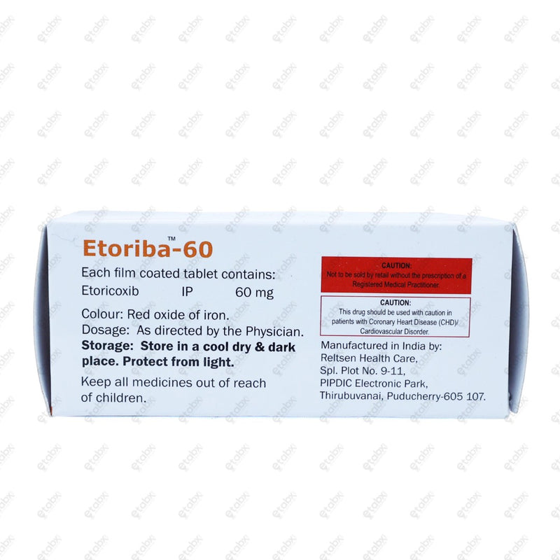 Etoriba 60mg Tablet 10's