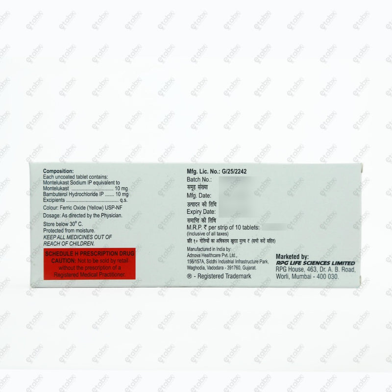 ROMILAST B 10mg Tablet 10's
